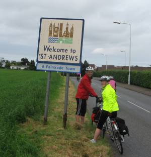 Arrival at St. Andrews